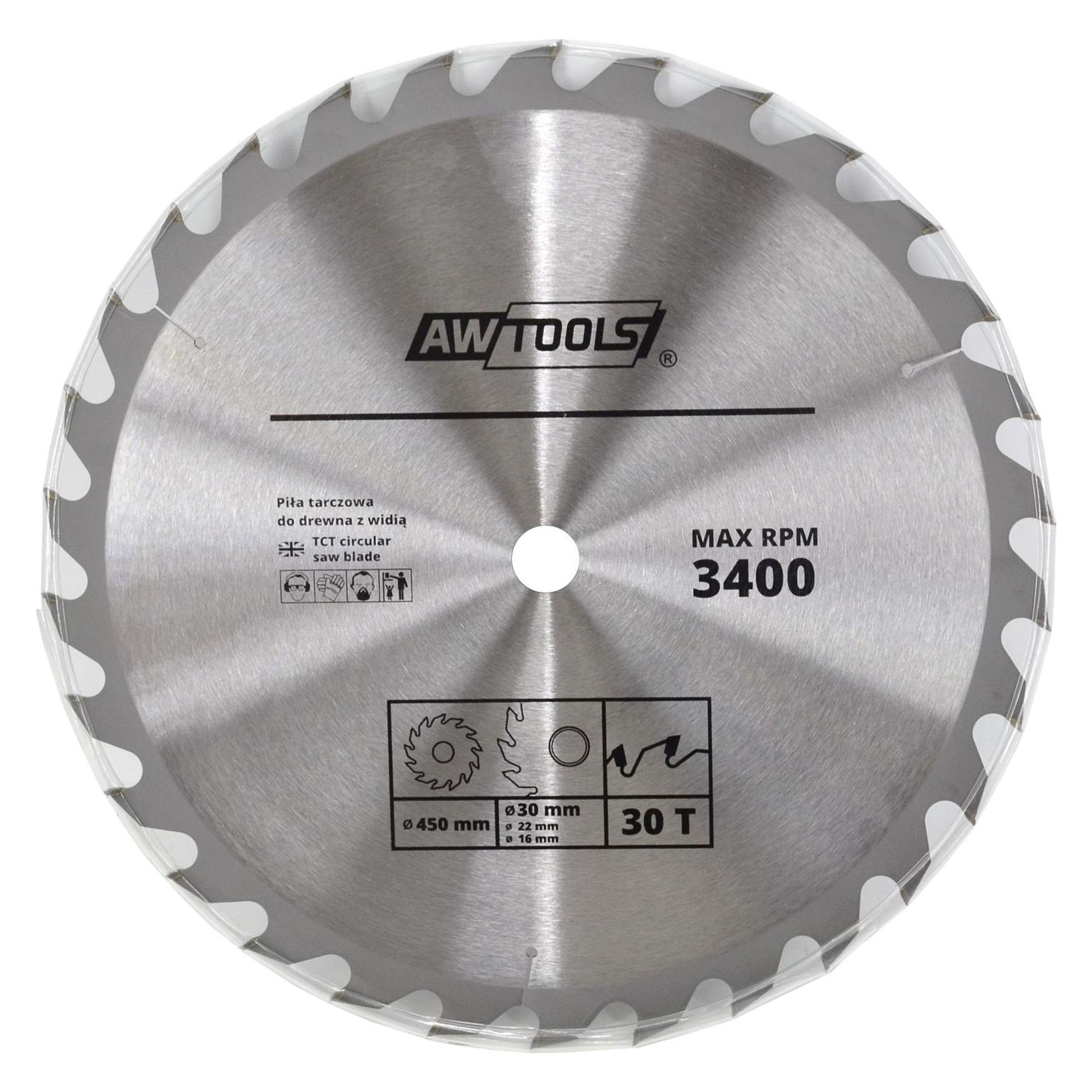 Awtools AW PIŁA TARCZOWA DO DREWNA 230x30/22/16x30z (AW48473)