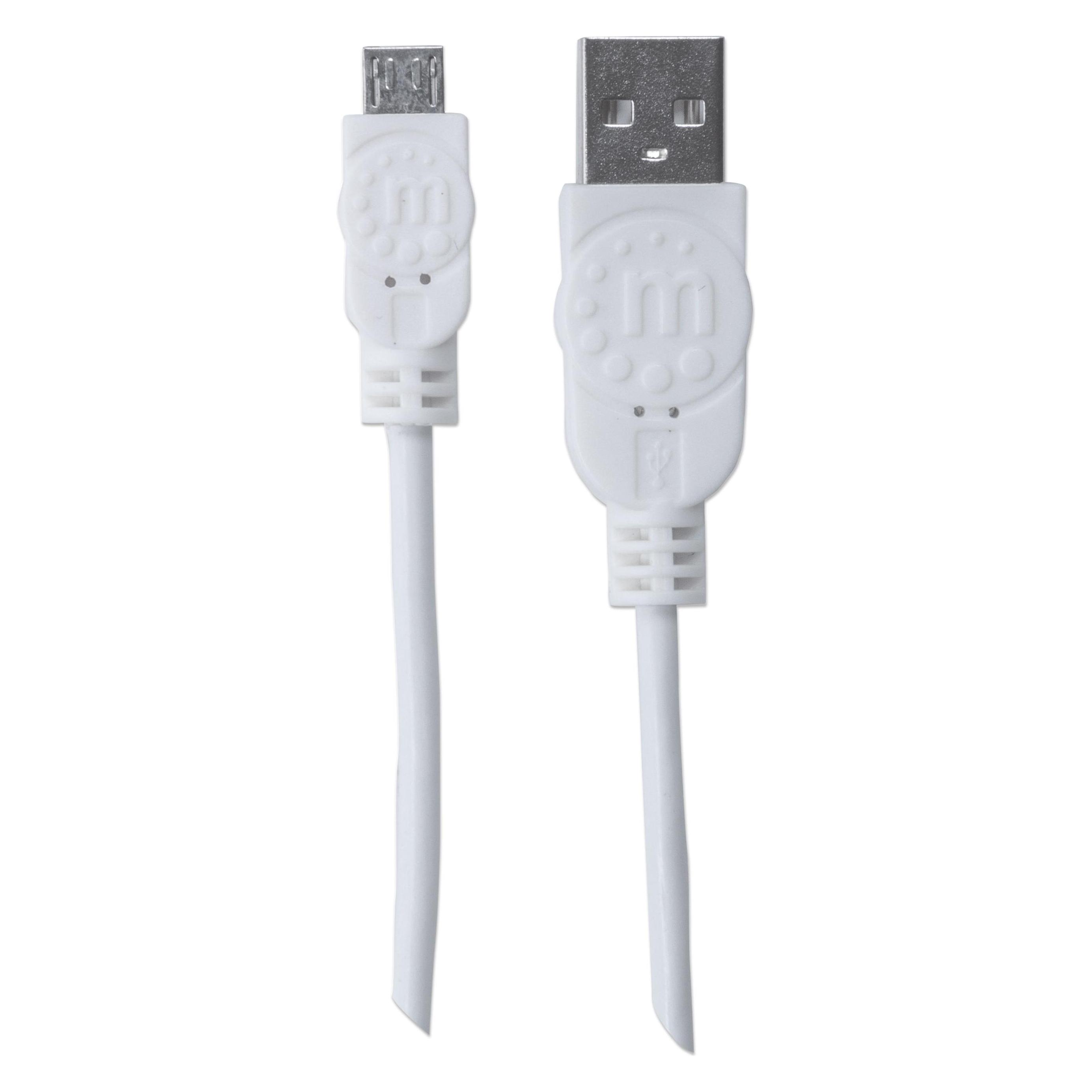 Manhattan USB 2.0 Anschlusskabel (1 m, USB 2.0, 2.50 W) (323987)