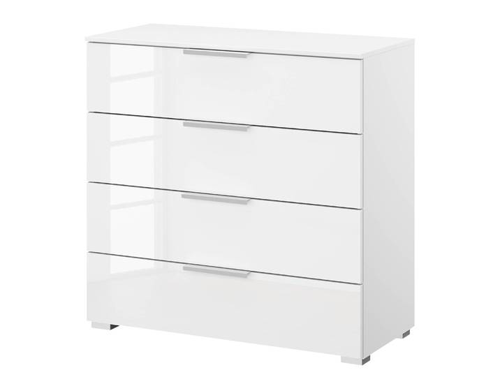 Buffet x4 80cm Blanc/Blanc brillant/Blanc alpin Aluminium