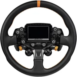 Simagic ZS-330RR Leder Lenkrad, ohne Hub (PC), Gaming Controller, Schwarz