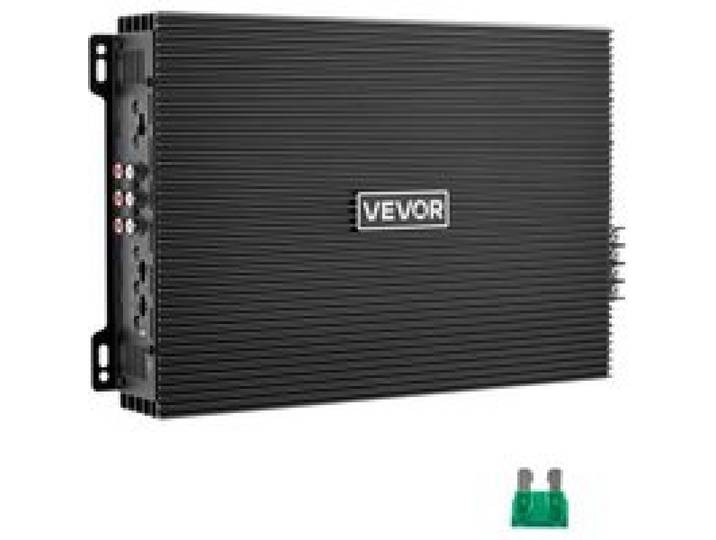 VEVOR Autoverstärker 4-Kanal, Endstufe Klasse AB Überbrückbar, Max. 4 x 200 W an 4 Ohm / 4 x 400 W an 2 Ohm, Hochleistungsverstärker für SUVs Pickups Geländewagen Mehrkanal-Audioverstärker