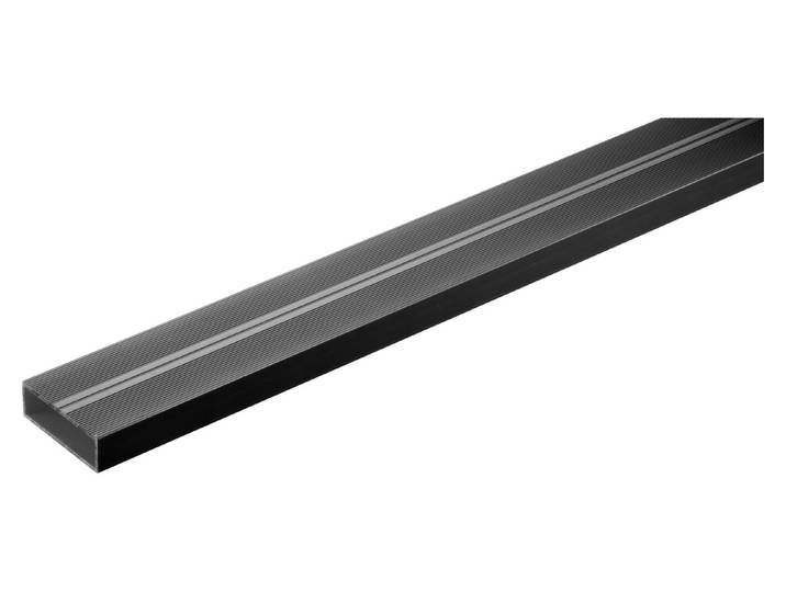 Alu-Unterkonstruktion Schwarz 290 × 6 cm