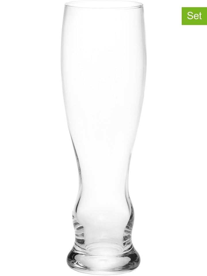 Maku 2er-Set: Biergläser in Transparent - 500 ml - onesize