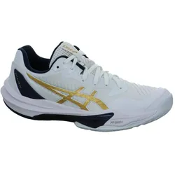 ASICS, Damen, Hallenschuhe, Hallenschuh Sky Elite Ff 3 - Us 9 (40.5) (40.5), Weiss, Gold
