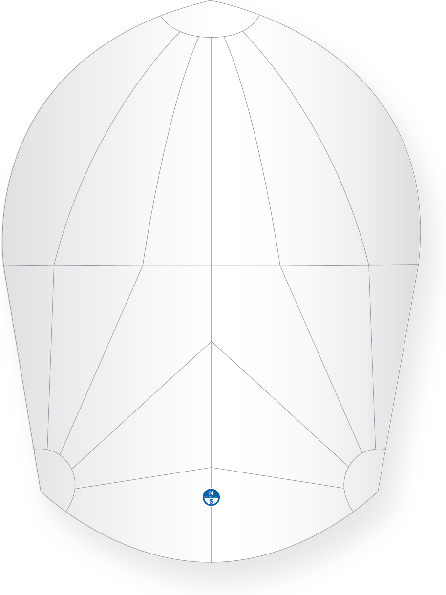 North Sails SONAR RADIAL LIGHT SPINNAKER White
