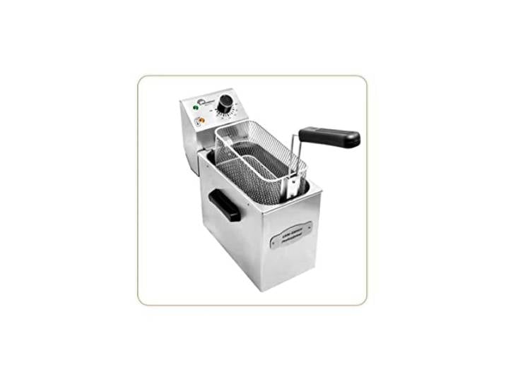 Little Balance 8481 My George Pro Elektrische Fritteuse, Fassungsvermögen 4 l, Leistung 3200 W, Edelstahl