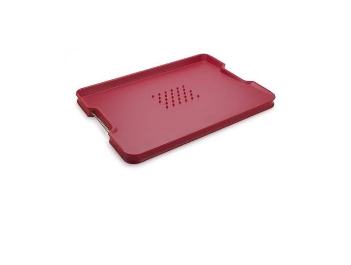 Joseph Joseph Cut&Carve Plus Schneidebrett Groß - Rot - Material: Polypropylen - 260