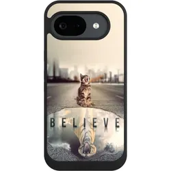 Nivocase Handyhülle für Google Pixel 10a Hülle NIVOpure Case Schwarz Motivation Tiere Tiger (Google Pixel 10a), Smartphone Hülle, Schwarz