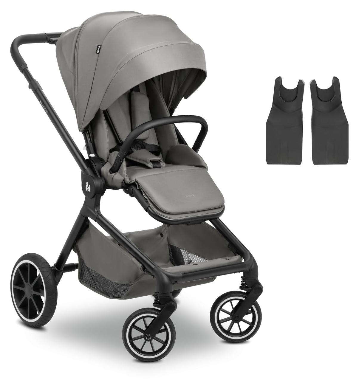 Hauck Move N Care, Betthimmel, Reisesystem-Kinderwagen, Unisex, Faltbar, Dunkles Grau