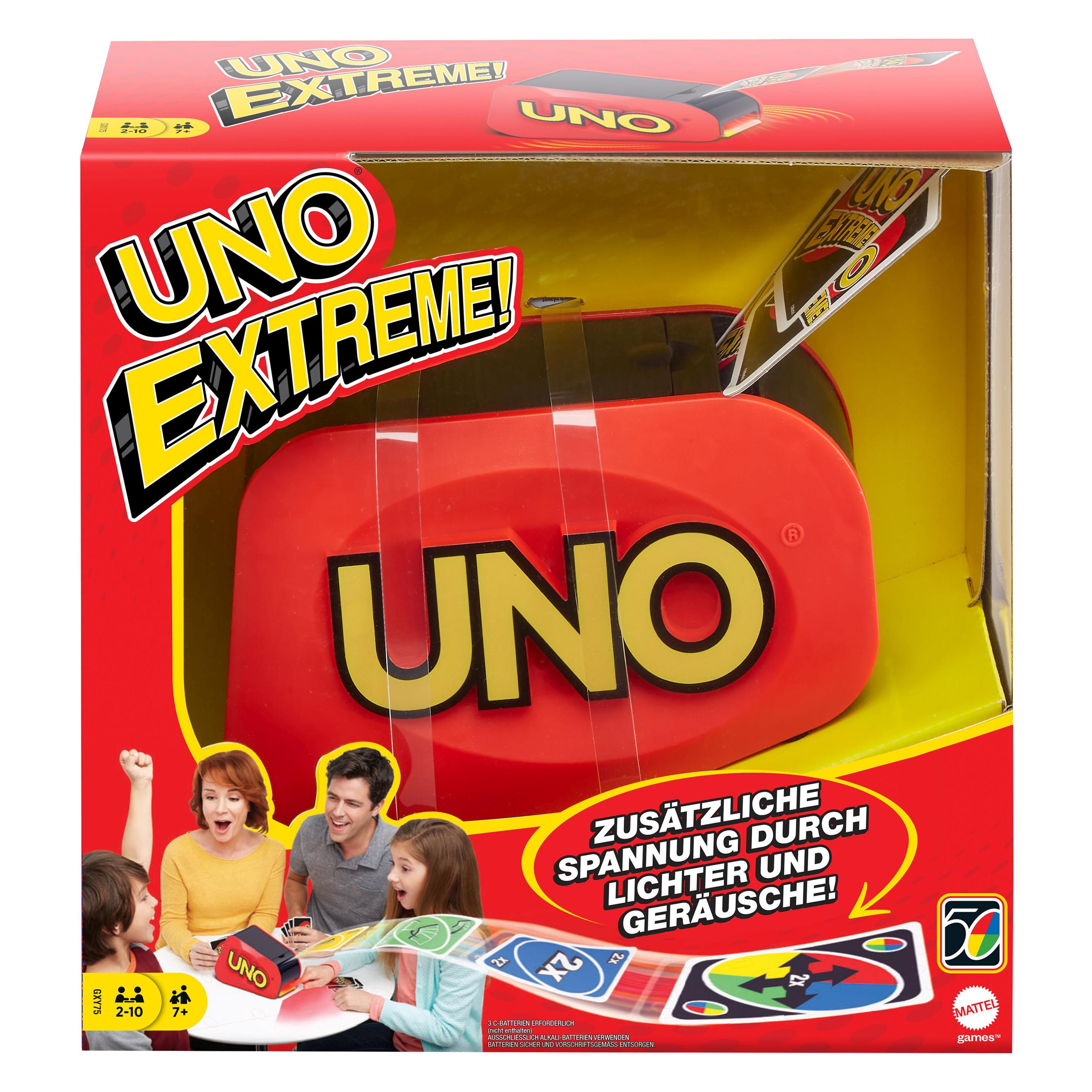 Mattel Games UNO Extreme (Deutsch, 2 - 10 Spieler) (GXY75)