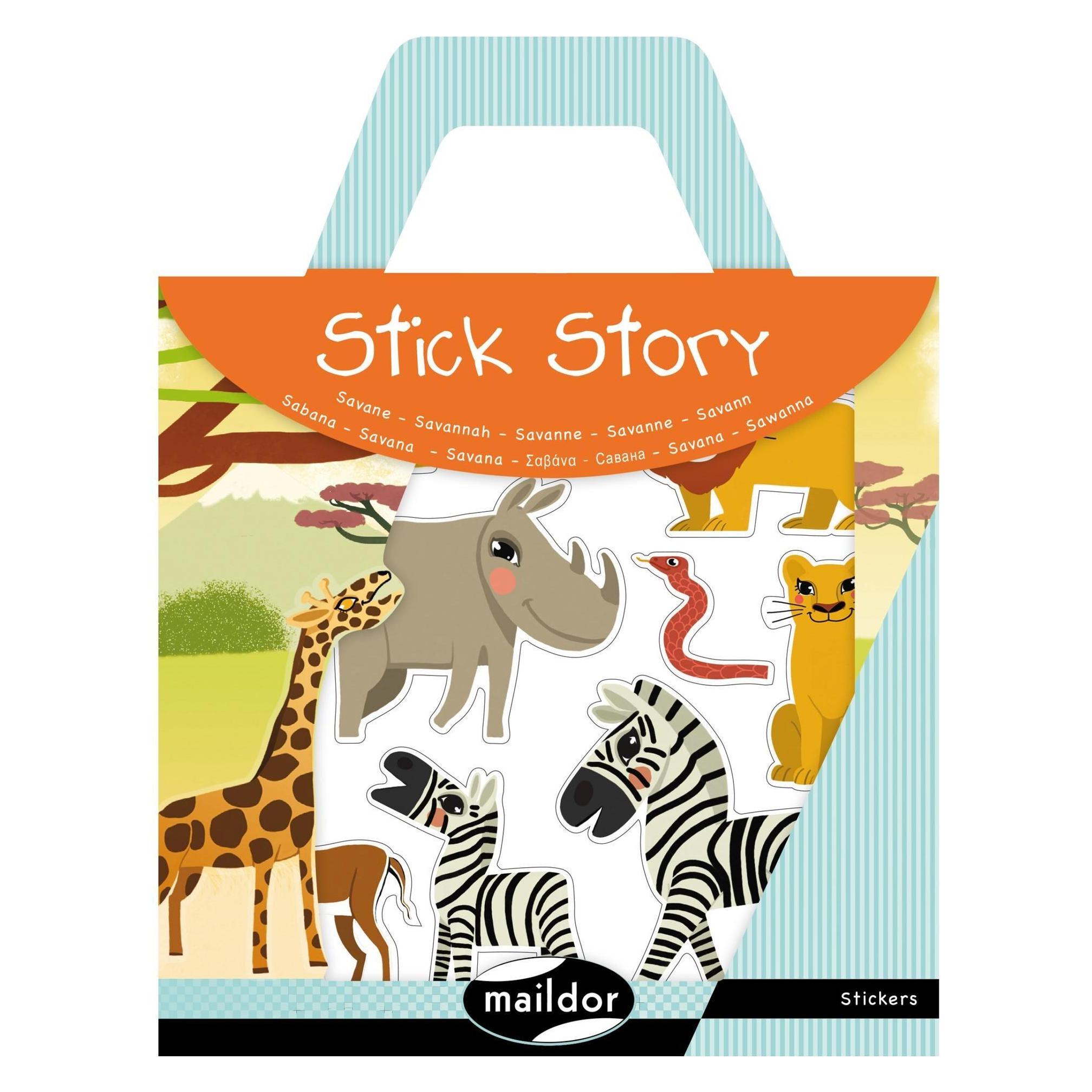 My Mandarine Motivsticker Story 2 in 1 Set Savanne (42 Sticker) (566402O)