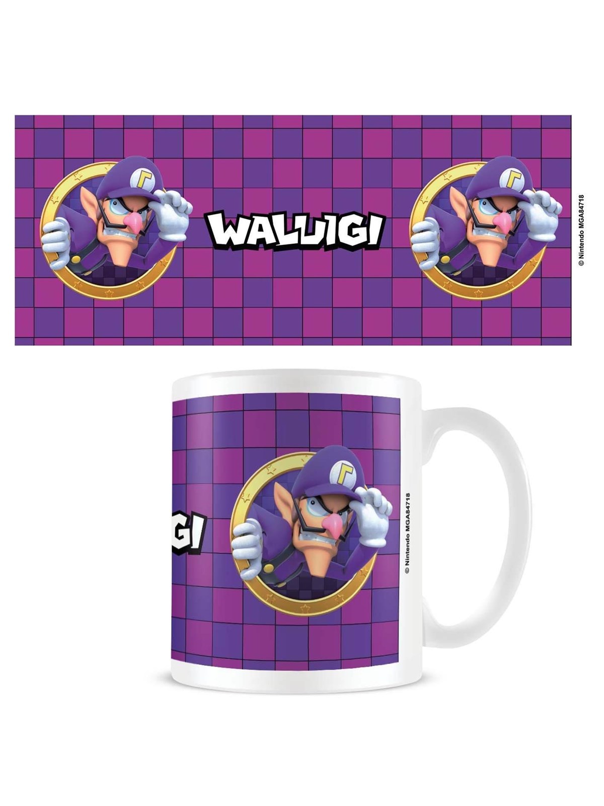 Pyramid - Super Mario (Waluigi 3D Port) - White - Becher