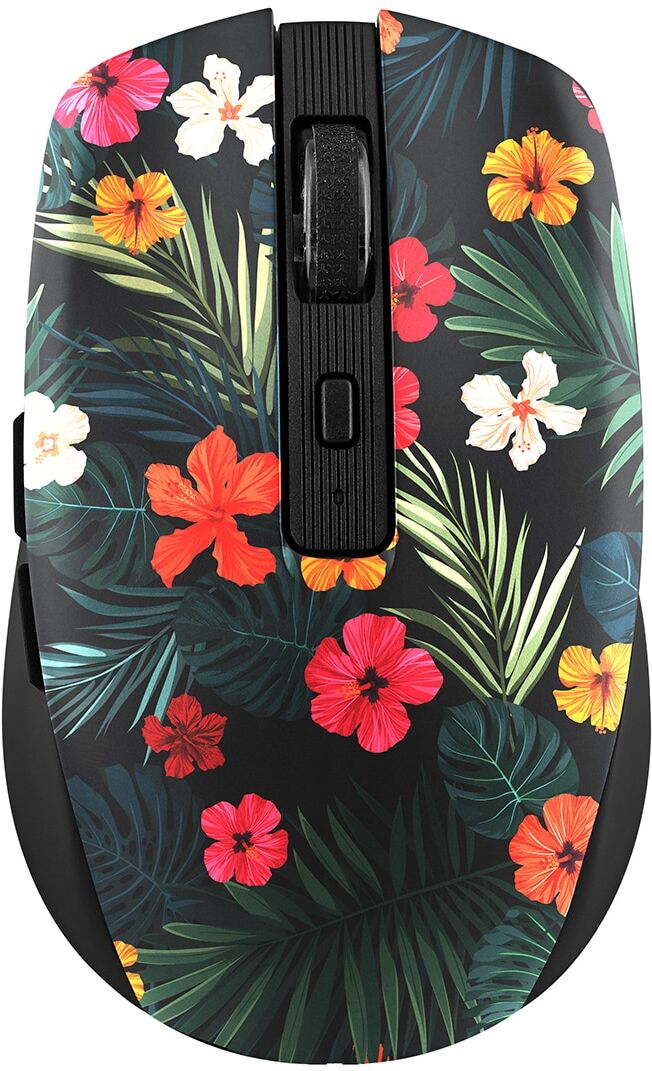 TNB Ratón inalámbrico T'nB AMAZONIA recargable, Bluetooth. Negro