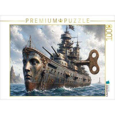CALVENDO Puzzle Die Wächterin der See | 1000 Teile Lege-Größe 64x48cm Foto-Puzzle für glückliche Stunden