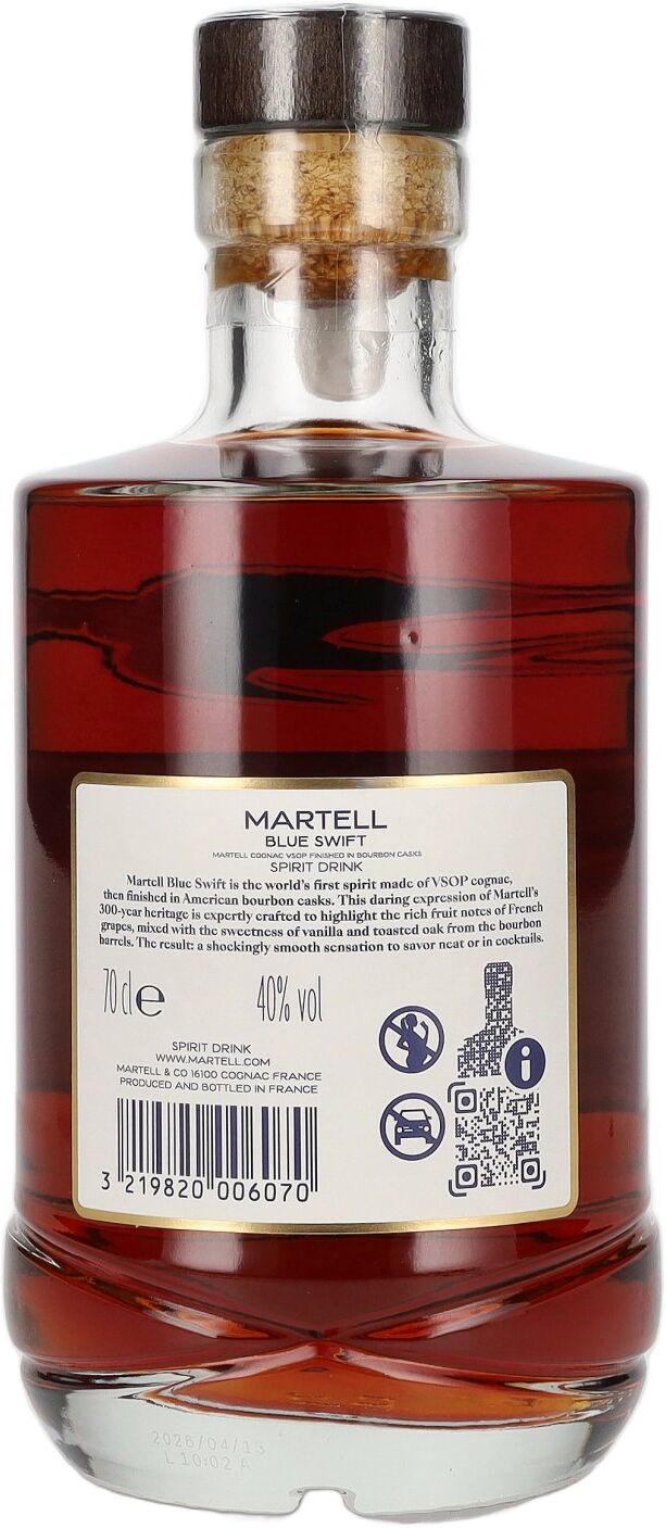 Martell Cognac Martell Blue Swift Spirit Drink 40% Vol. 0,7l