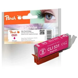 Peach PI100-501 Druckerpatrone 1 Stück(e) Kompatibel Standardertrag Magenta