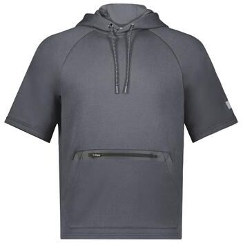 Russell Athletic R24TFM Legend Short Sleeve Tech Fleece Hoodie in Stealth size 2XL   Cotton Blend