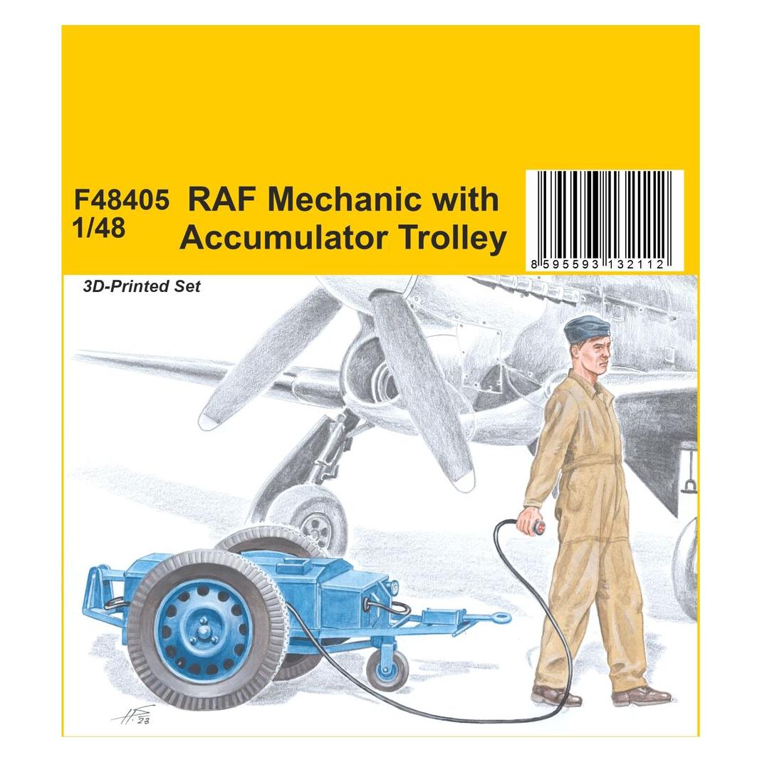 Special Hobby RAF Mechanic with Accumulator Trolley (129-F48405)