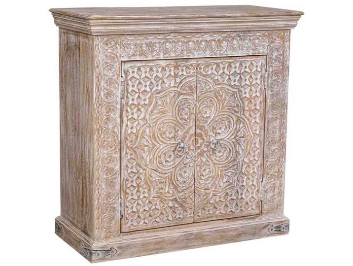 Console en bois blanc 90x40x90h