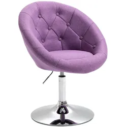 SVITA HAVANNA Sessel Lounge Clubsessel Barhocker Drehsessel Retro Violett