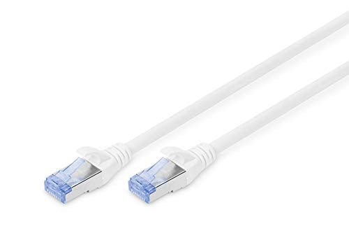 DIGITUS Cat 5e LAN-kabel, 10 m, SF/UTP afgeschermd, RJ45, Grijs