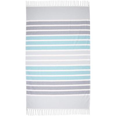 Hamamtuch EGERIA "Mai", blau, B:100cm L:178cm, Hamam Frottier, Baumwolle, Handtücher, 100x178 cm