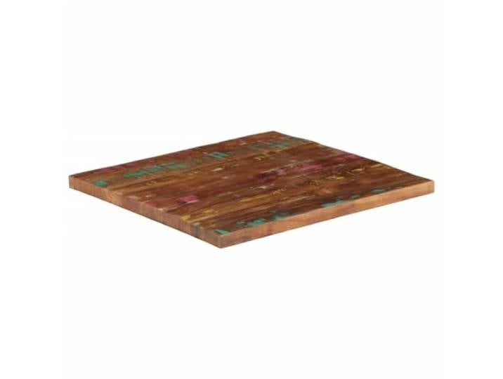HGPOTUY Tischplatte 80x80x1,5 cm Quadratisch Altholz Massiv Massives Altholz, handgefertigt, rustikales Design, Ersatzplatte, vielseitig kombinierbar, einfache Reinigung