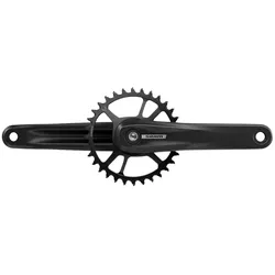 SRAM S100 Eagle PowerSpline Kurbel | 49 mm Kettenlinie | schwarz 160 m