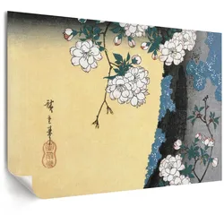 POSTER - 59x42 cm (A2) - Utagawa Hiroshige - Kirschblüten