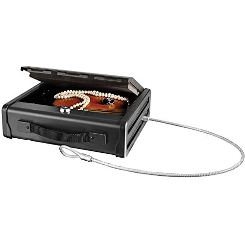 Master Lock Kleine reiskluis met sleutelslot en stalen kabel PP1KML