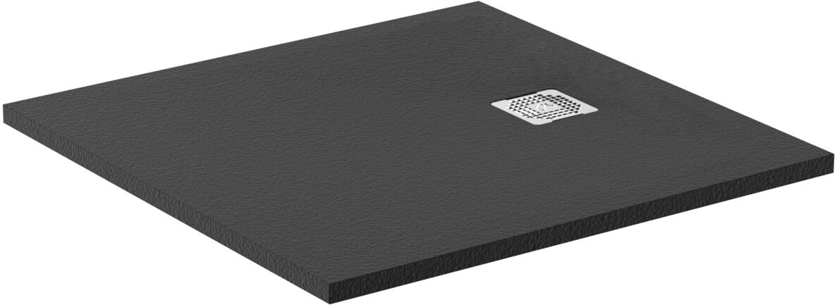 Ideal Standard Flat S receveur de douche K8214FV ardoise, 80x80x3cm, avec cache bonde