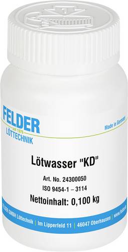 Felder "KD" Lötwasser Inhalt 100g