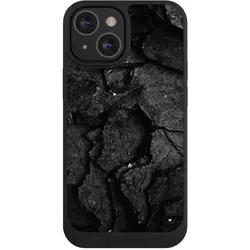 Nivocase Handyhülle für Apple iPhone 13 Mini Hülle NIVOpure Case Schwarz Beton Stein schwarz (Apple iPhone 13 mini), Smartphone Hülle, Schwarz, Grau