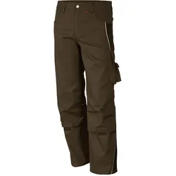 QUALITEX HIGH QUALITY WORKWEAR Bundhose PRO haselnuss/kastanie Damen: 58 Herren: 64