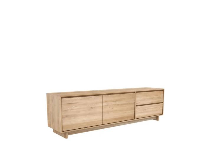 Ethnicraft Wave Fernsehbank 60x210 cm Hartholz geölte Eiche