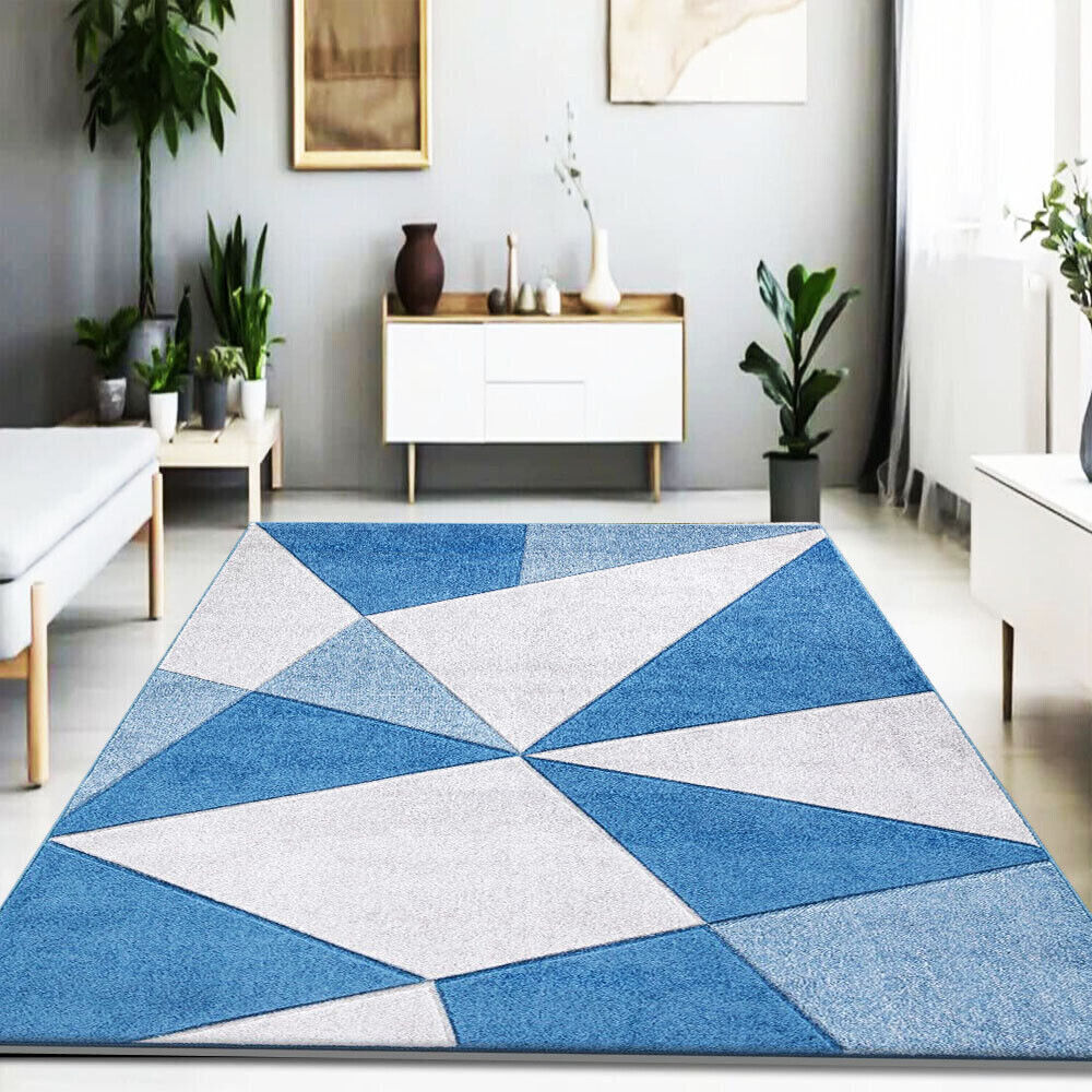 MH Bedding Store Ltd Rectangle Geometric Berber Rectangle 120 x 170cm