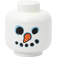 LEGO Storage Head "Snowman", klein, Aufbewahrungsbox weiß