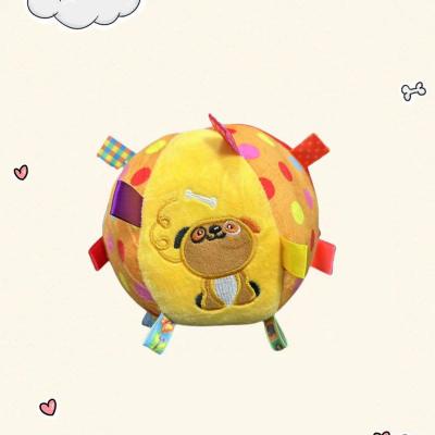 Uplift Treasures Plush Vocal Toy Ball For Dogs Fun Interactive Chew & Cleaning Toy With Bell dog Styling