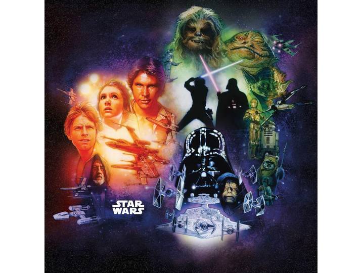 FOTOTAPETE STAR WARS POSTER COLLAGE