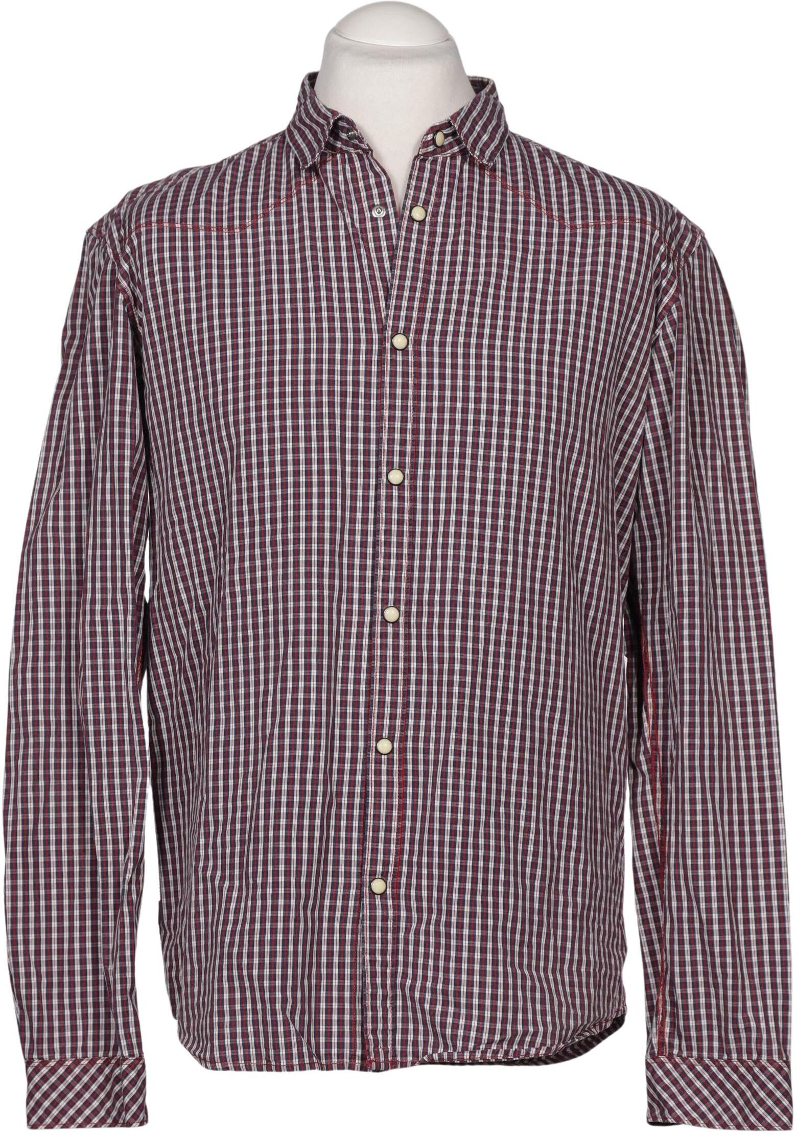 Levis Herren Hemd, Mehrfarbig, Gr. L, Baumwolle - Second Hand