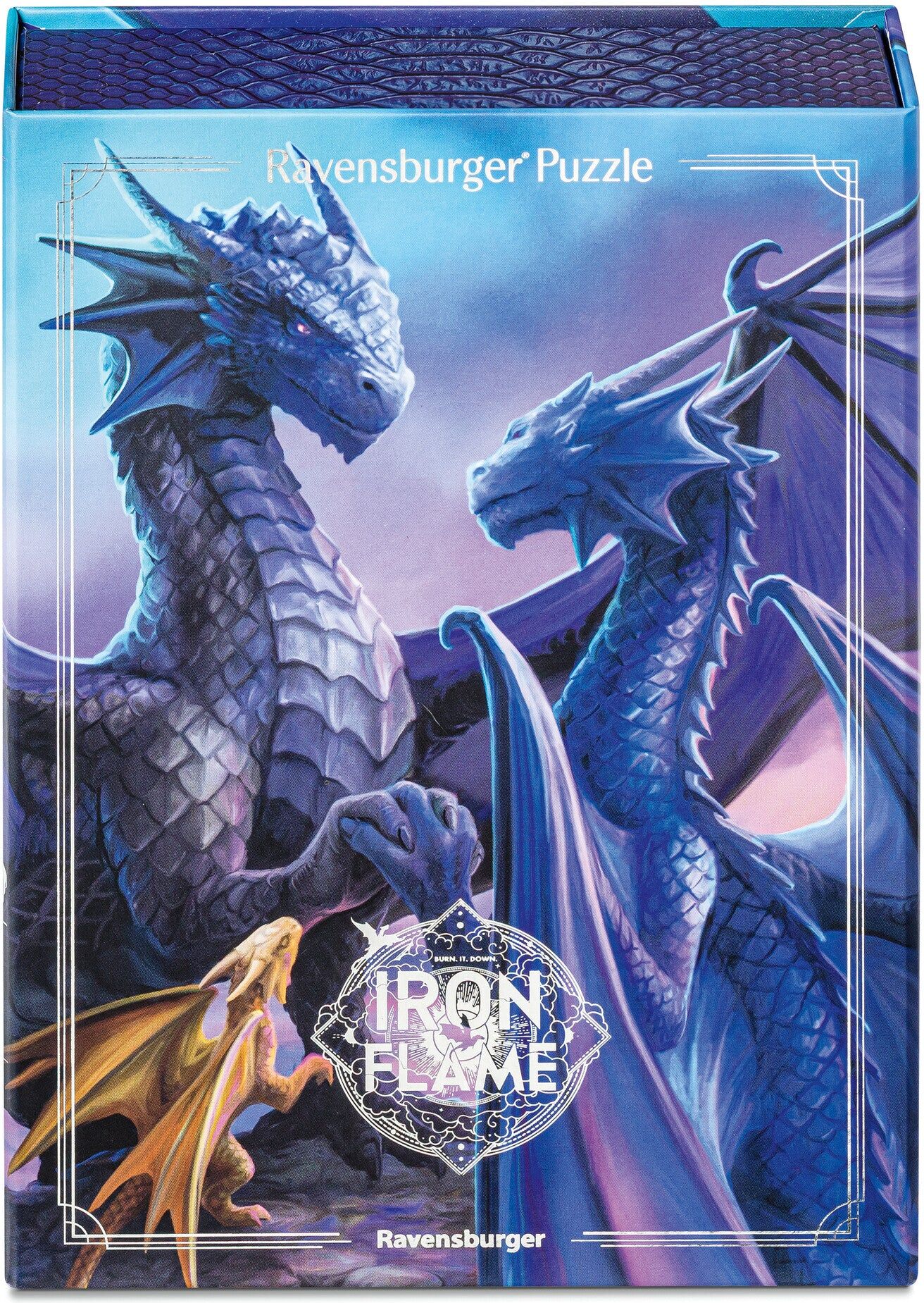 Ravensburger Romantasy Iron Flame 500-Piece Jigsaw Puzzle for Adults, Fantasy Artwork, 49.3 x 36.2 cm