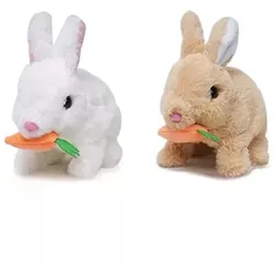 Interaktiver Hase, 17 cm - verschiedene