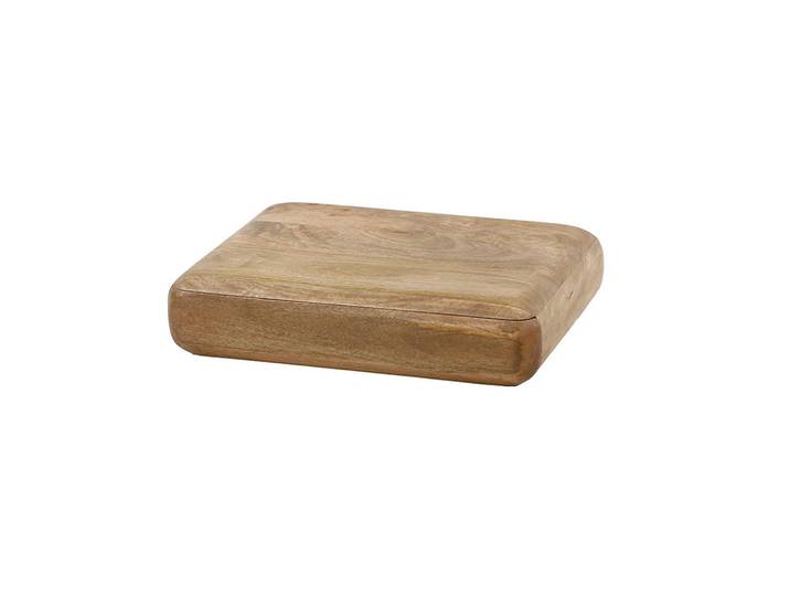 Kawola Nachttisch Slek Holz Mango, Zwetschgeholzfarben, Echtholz,Mangoholz, 1 Schubladen, Rechteckig, 45x10x35 cm, Schlafzimmer, Nachtkästchen