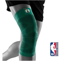 BAUERFEIND SPORTS NBA Kompressions-Kniebandage Grün, Boston Celtics M