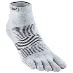 Injinji Unisex Run Lightweight Mini-Crew grau