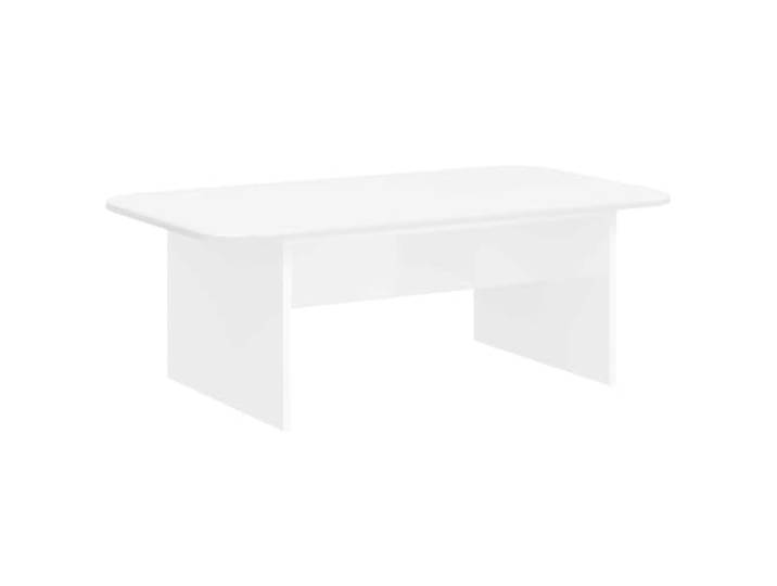 HKLGBVCR Couchtisch, weiß, rechteckig, 93 x 53 x 33 cm, Holz