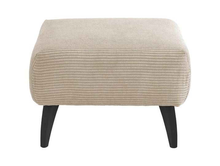 Mid.you Hocker, Beige, Holz, Buche, quadratisch, 66x44x66 cm, Stoffauswahl, Wohnzimmer, Hocker, Sitzhocker