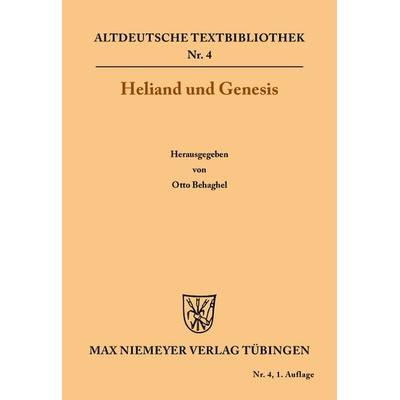 Heliand und Genesis, Taschenbuch von , De Gruyter, 978-3-11-048263-8