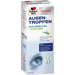 Doppelherz Augen-Tropfen Hyaluron 0.3% System 10 ML