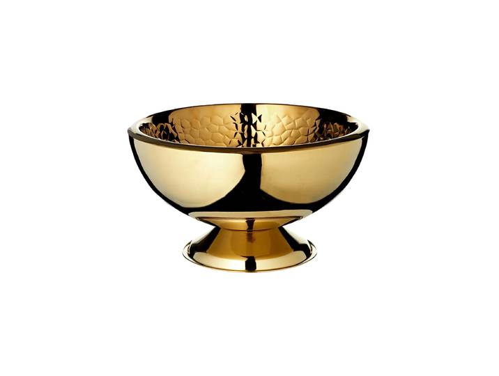 Premium Champagnerkühler „Bruno“ - Edelstahl hochglanzpoliert Gold EDZARD